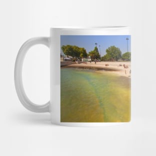 river beach. belém tower Mug